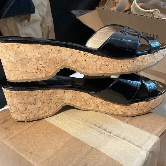 Jimmy Choo Wedges 40.5 - Picture 2 of 9